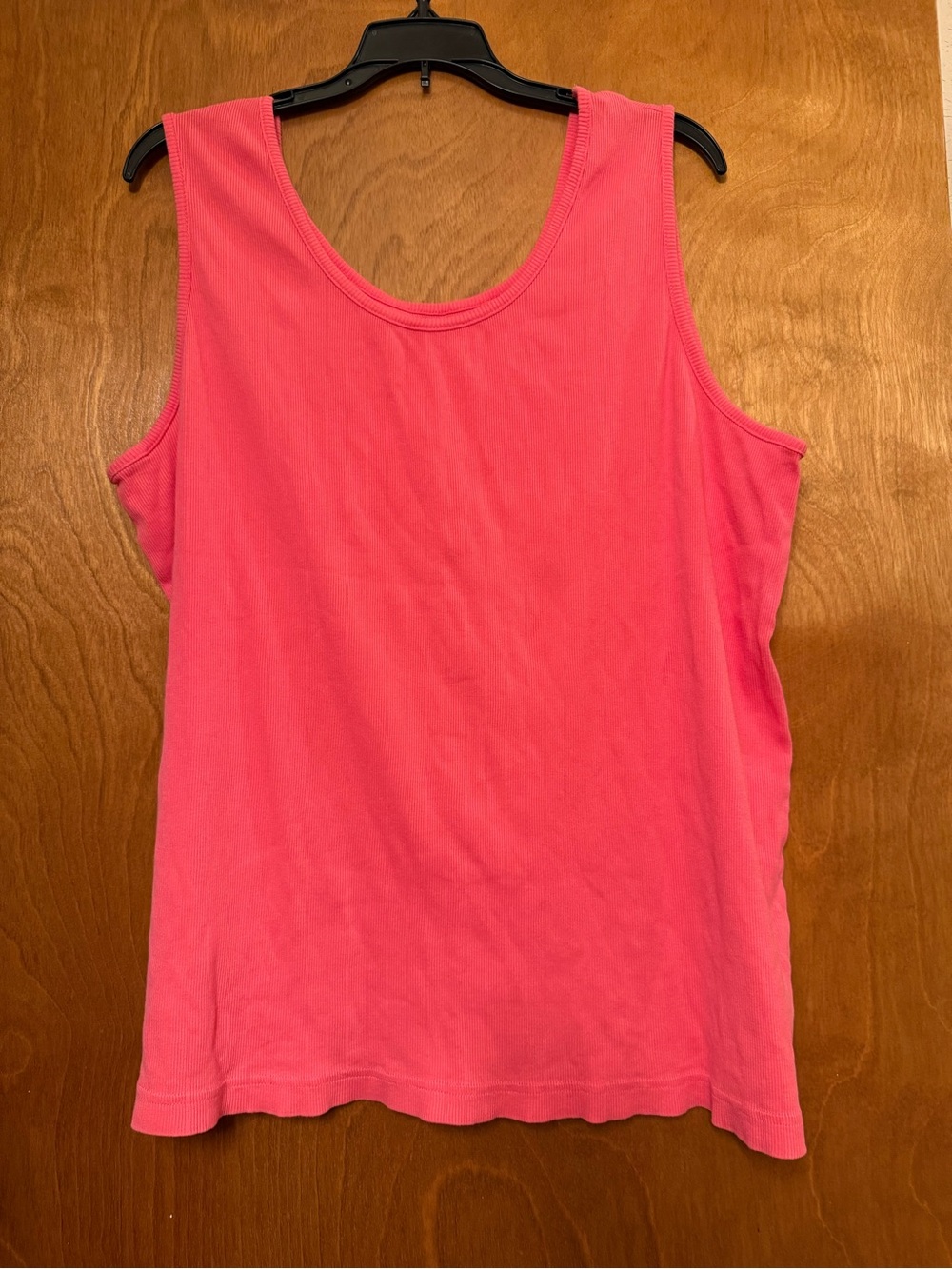 Woman Within Bright Coral Tank Top
